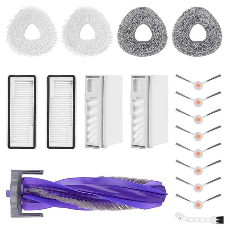 

Replacement Accessories Kit For Narwal Freo X Ultra Robot Vacuums Main Side Brush Hepa Filter Mop Cloth