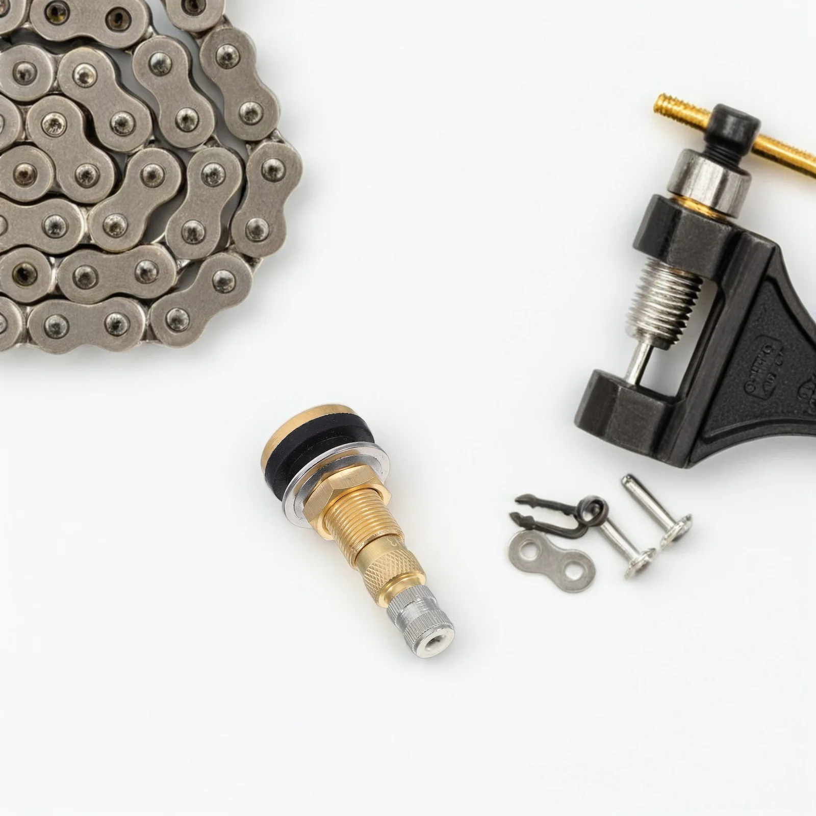

2 Pcs Brass Tire Valve Stem Quick Inflation Nozzle for Engineering Vehicles Agricultural Cars Loaders Rollers Universal Fit