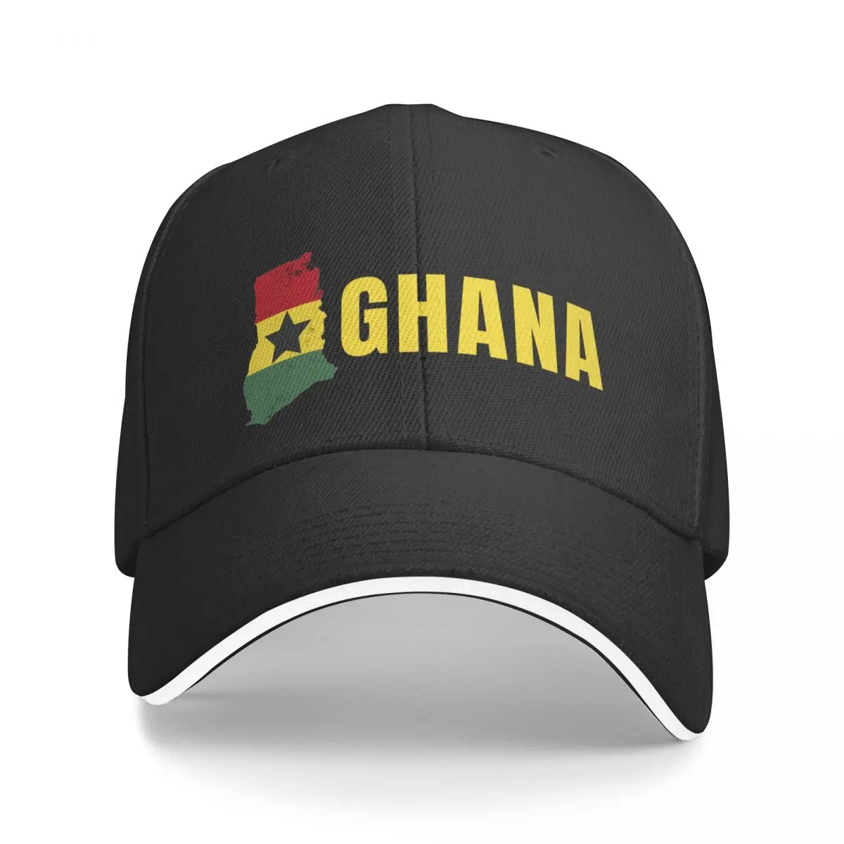 Ghana Holiday Baseball Cap Hat Beach fashionable Bobble Hat Vintage Baseball For Men Women's