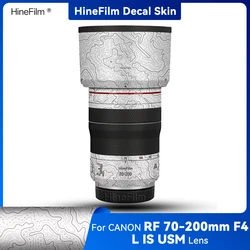 Hinefilm Skin for Canon RF70-200 F4 Lens Decal Skin 70200 Wrap Cover for Canon RF70-200mm F4 L IS USM Lens Sticker Cover Film