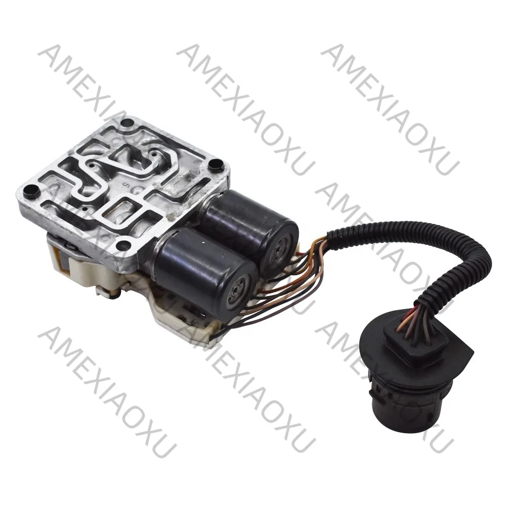 

CD4E F6RZ-7G391-A For Ford Yat Mazda Transmission Solenoid Valve Block With Gasket Shift XS7P-7G391-AA AMEXIAOXU