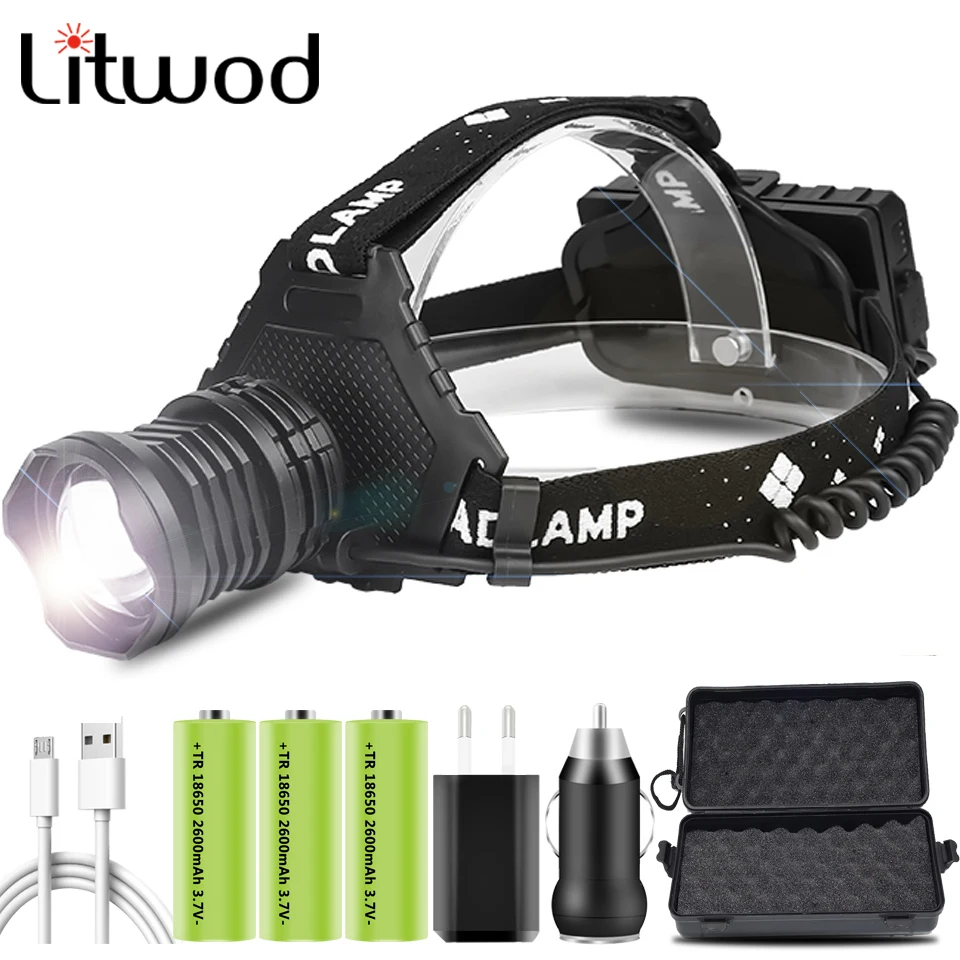 Super XHP160 Most Powerful Led Headlamp High Power Led Headlight 18650 Rechargeable Head flashlight Usb Fishing Head Lamp