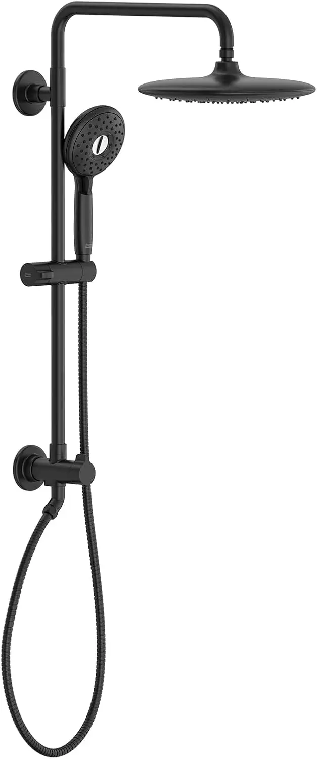 1029072430 Spectra Versa 24-Inch 4-Function Retrofit Shower System With Rain Showerhead, 1.8 Gpm, Matte Black