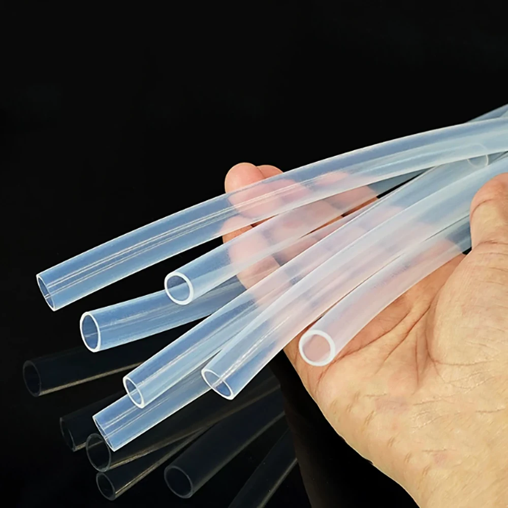 1-6 Meters FEP Transparent Tube Plastic Hose Acid Alkali Resistant&oil Resistant Inner Dia 1.6-14mm Outer Dia 3.2-16mm