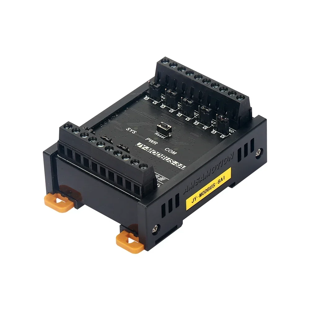 AMSAMOTION Simple Version JY-MODBUS-2AI 8AI 4AI 4AO 8AO RTU Output Convert Analog Acquisition 16 Input Digital Relay