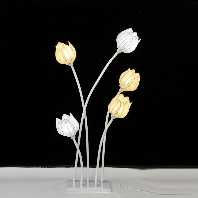 New wedding props, lily of the valley, buds, road lights, welcome area decoration, wedding scene background decoration