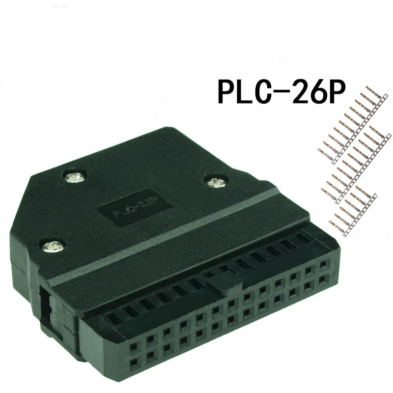 5 Sets PLC-20 Steckverbinder PLC-10P 20P 26P 34P 40P 50P Hornstecker MIL-Stecker – Detail 3