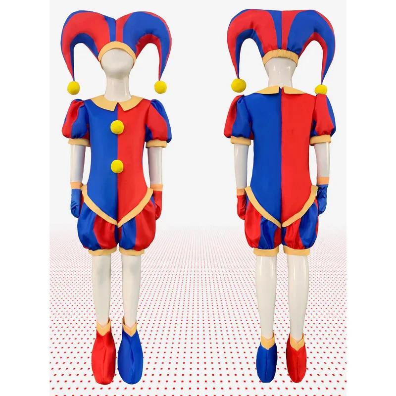 Performance jumpsuit magic digital circus cosplay jumpsuit Pamni cartoon clown cos