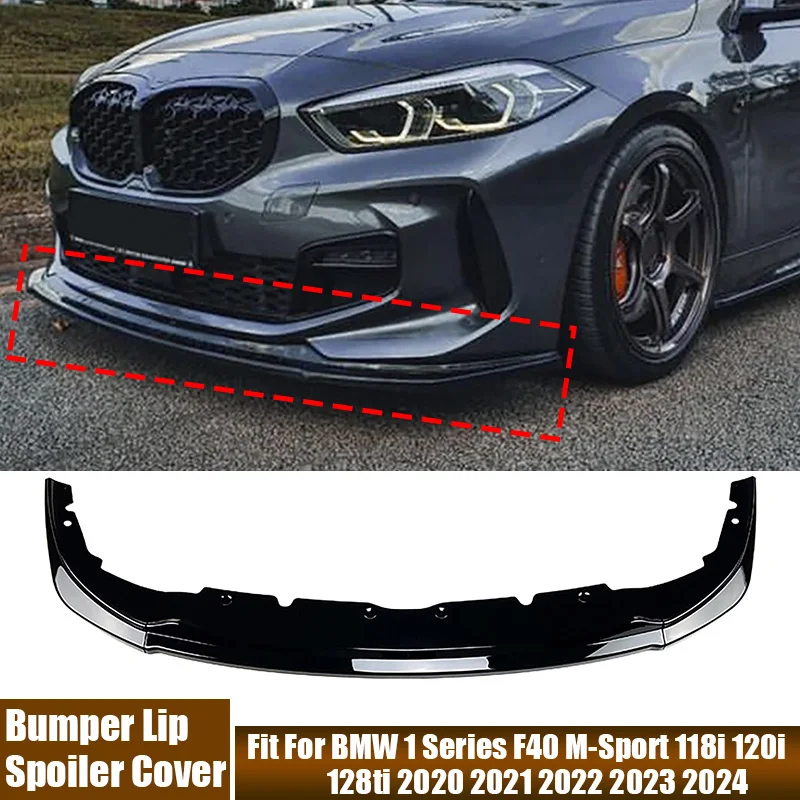 

3 шт., передний бампер, спойлер, накладка, автомобильные модификации, детали для BMW 1 серии F40 M-Sport 118i 120i 128ti 2020-2024