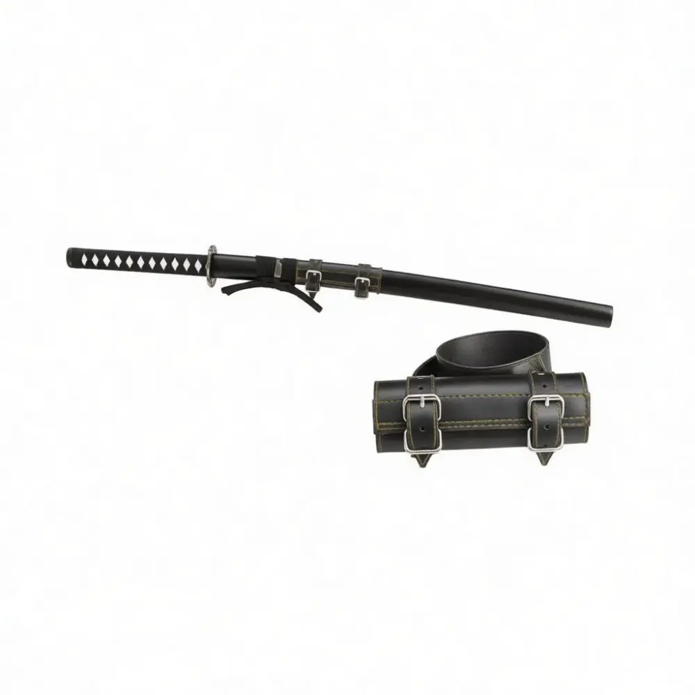 Plastic Bamboo Stand Mount Display Rack Holder Leather Shoulder Belt Harness Waistband For Cosplay Gear