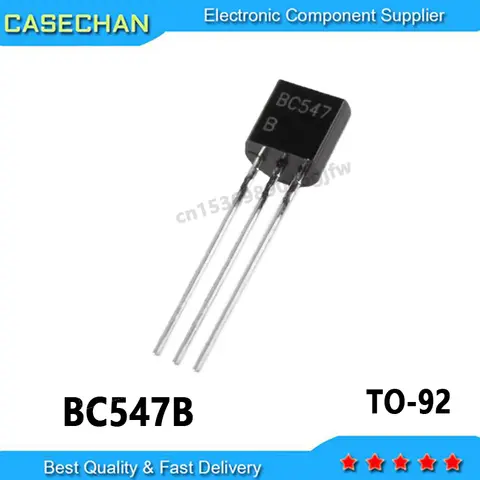 100Pcs  TO-92  BC547B  BC547 