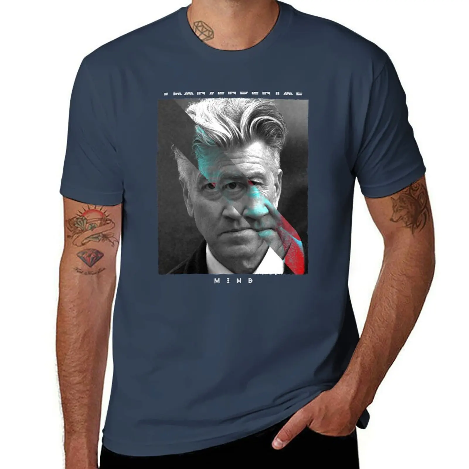Lynch Mind David Transendental T-Shirt Classic Crew Neck Cotton T-Shirt