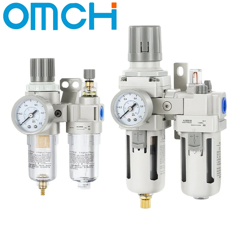AC2010-02/AC3010-03/AC4010-04 Pneumatic Pressure Regulator Oil Water Separator Manual Drainage Compressor Air Filter Moisture