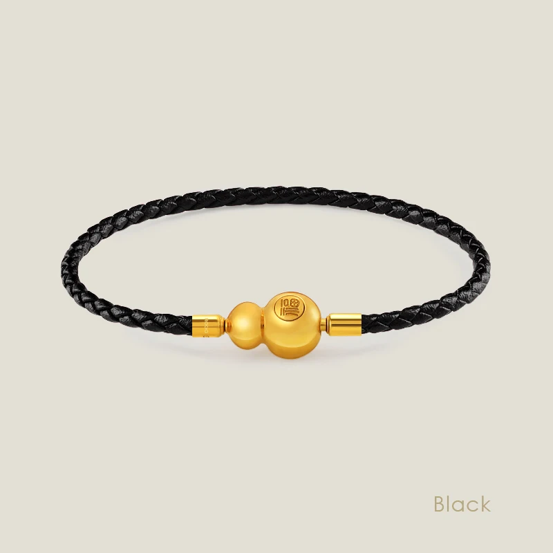 MOONLIGHT Lucky Kalebas Armband voor Vrouwen Echt Gevlochten Lederen Armband 9 Kleuren Mode Accessoires Handgeweven Sieraden Geschenken