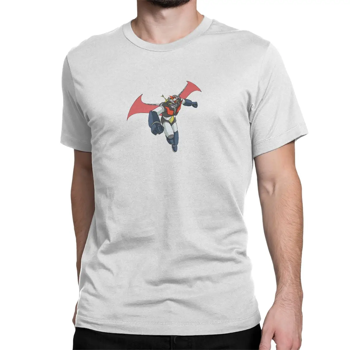 Mazinger Z for Men Women T Shirt Robot Goldorak Grendizer Actarus Novelty Tee Shirt Crew Neck T-Shirt Cotton Printed Tops