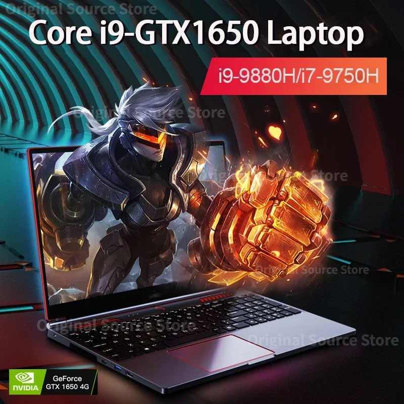 

16,1-дюймовый игровой ноутбук GTX1650 4G Intel Core i9-10885H i7 10870H Windows11 RAM Макс. 64 ГБ DDR4 2 * M.2 NVME 4 ТБ SSD WiFi