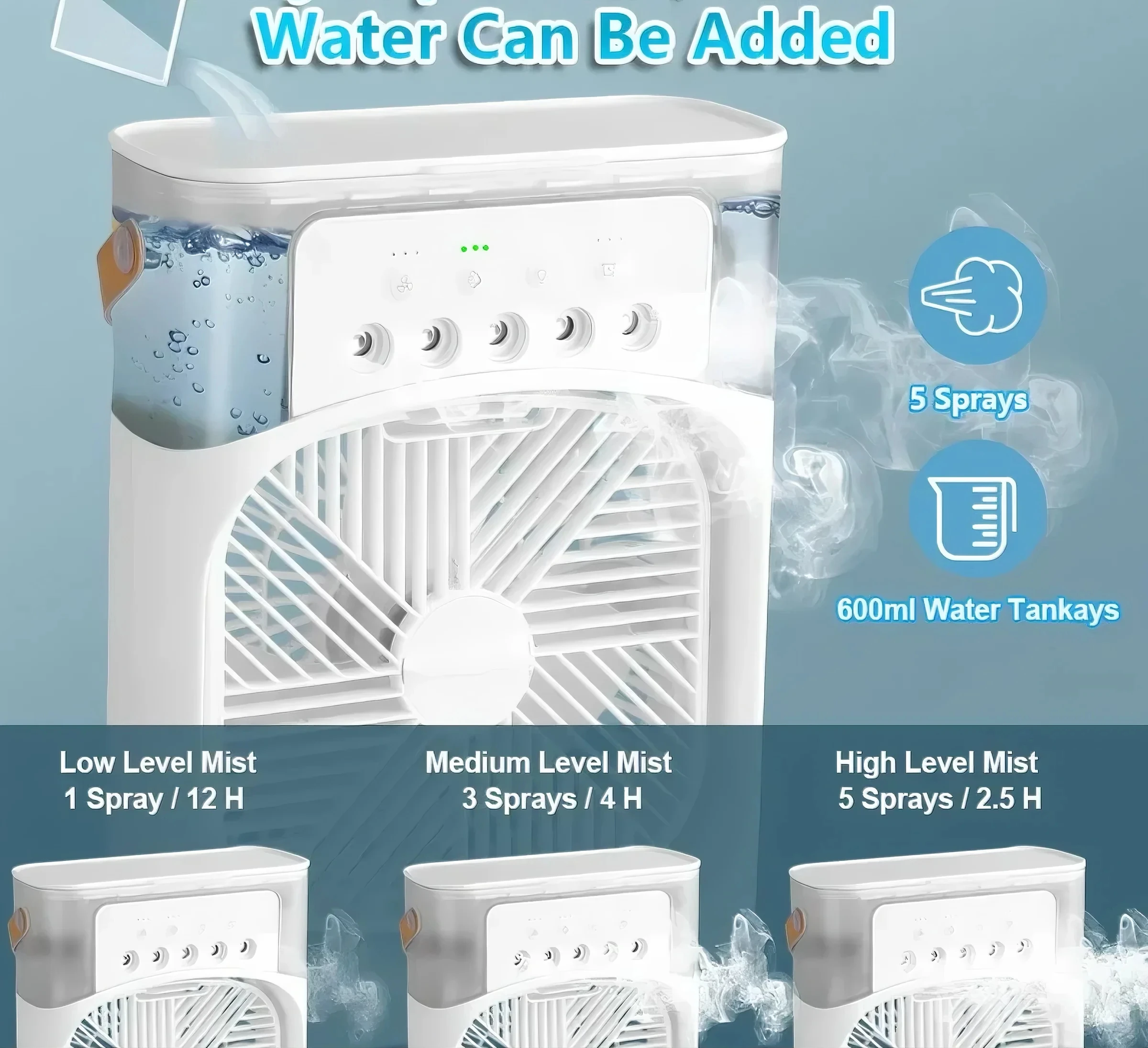 Mini Ventilador Portátil 3 em - Office Technology avaliação e preço