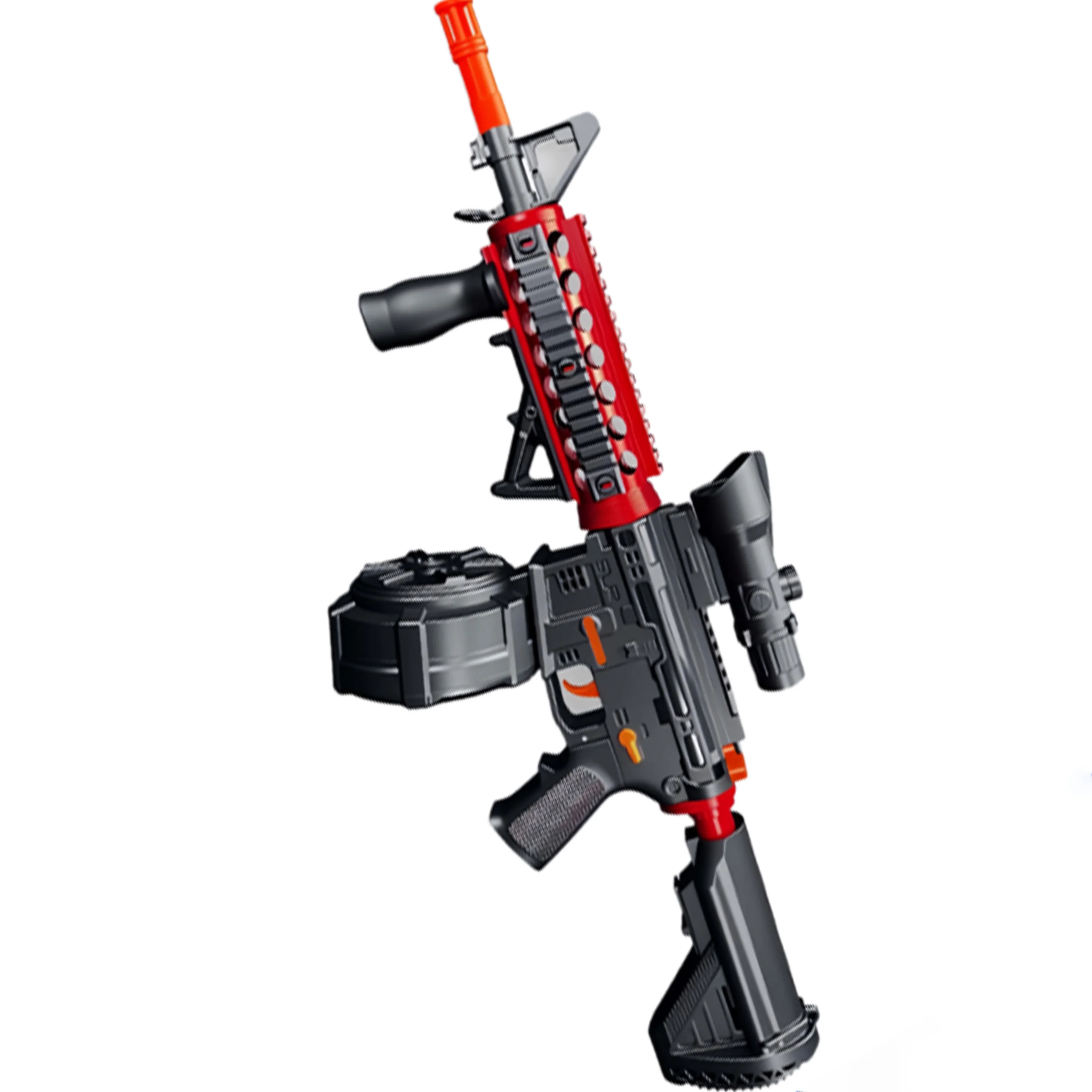 Vollautomatische M416 Gel-Blaster, große Reichweite, elektrische Gel-Ball-Blaster-Pistole für Kriegsspiele im Freien und Schießspielzeug für Erwachsene, 30 Meter