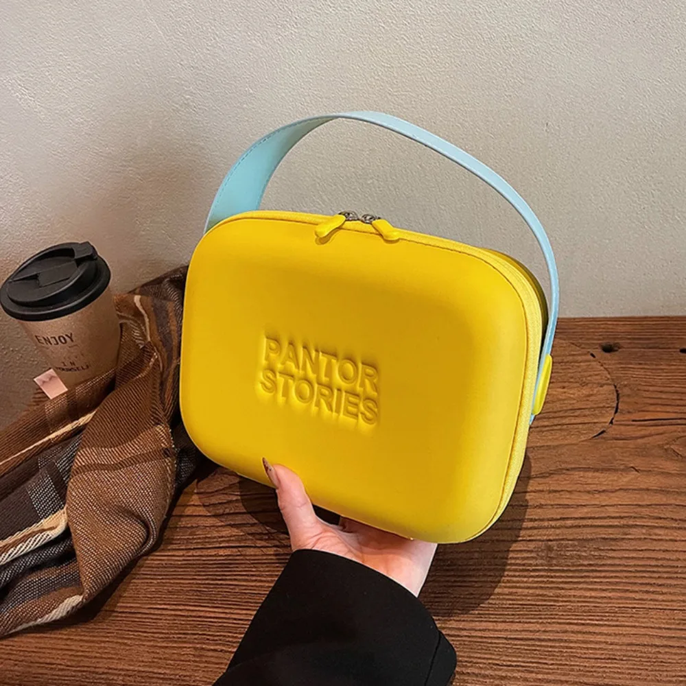 Storage Silicone Makeup Bag Handle Portable Travel Cosmetic Container Large Capacity Multifunctional Wash Pouch