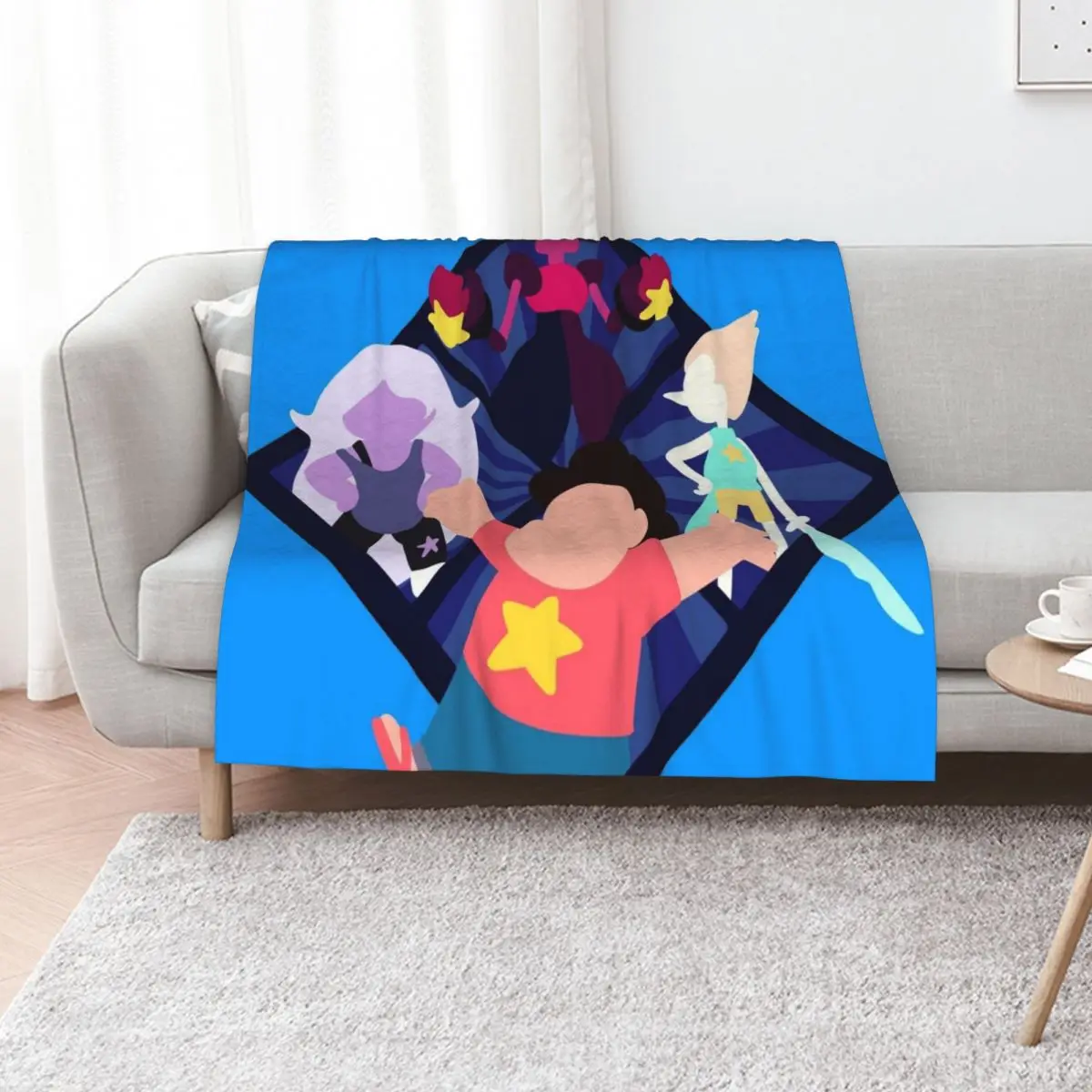 

steven universe 4 Throw Blanket Hairys Designers cosplay anime For Baby Blankets