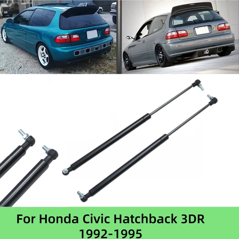 74820SR3003 For Honda Civic Hatchback 1992 1993 1994 1995 Car Rear Door Trunk Tailgate Boot Gas Struts Lift Support Rods Dampers view 2