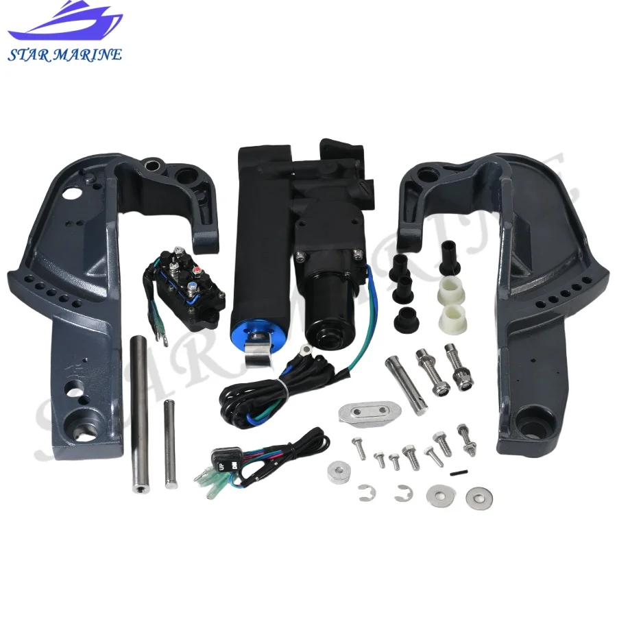 65W-43111-00-4D 65W-43112-00-4D Single Ram Power Tilt Trim Unit/Clamp Bracket Set for Yamaha 2 Stroke 40HP 4 S 65W-43800