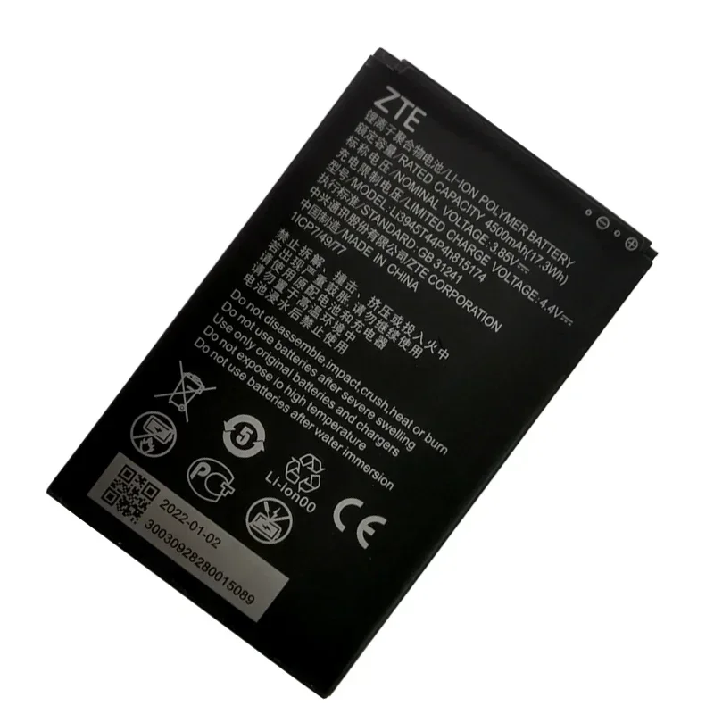 New Li3945T44P4h815174 Original Battery For ZTE MU5002 MU5001 Wifi 5G Wifi6 Portable Wireless Router Replacement Battery Bateria