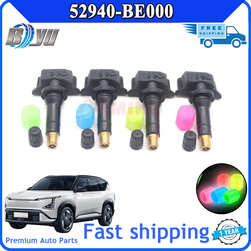 

52940-BE000 Car luminous tire valve cap TPMS Tire Pressure Sensor 433MHz For Kia EV5 EV6 Kona electric/Kona 2024-2025 52940BE000