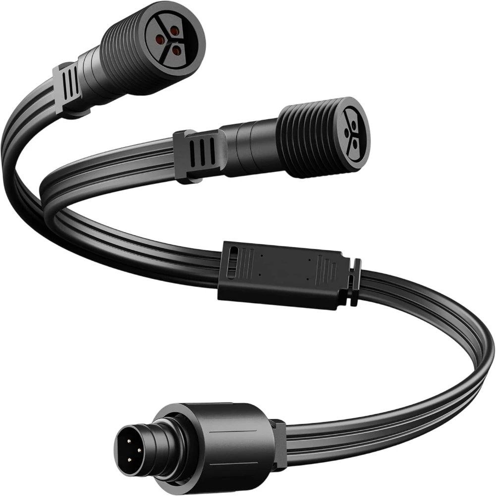 E22 Connector Outdoor Y-splitter Easy Alignment And Lock 22AWG 100 Oxygen-free Copper Outdoor Lighting Expansion