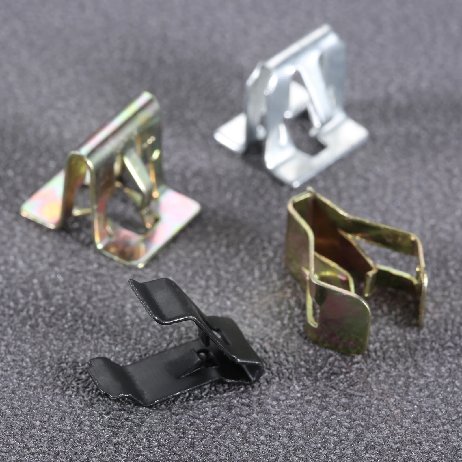 20 Pcs Metal Rivets Universal Car Dashboard CD Panel Snaps Clips Retainer 4 Sizes Universal CD Panel Snaps Clips Radios Buckle