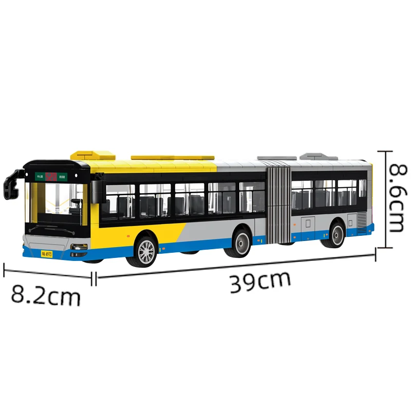 2025 novo ônibus infantil brinquedo quebra-cabeça blocos de construção ônibus público londres ônibus de dois andares meninos 6-12 anos de idade modelo estatueta