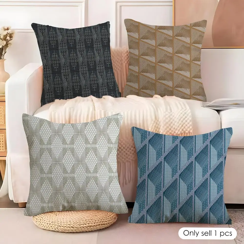 Fashion And Luxury Cushion Cover Pillowcase Ultra Soft Skin Friendly Fabric Cloud Like Comfort & Concealed Zipper