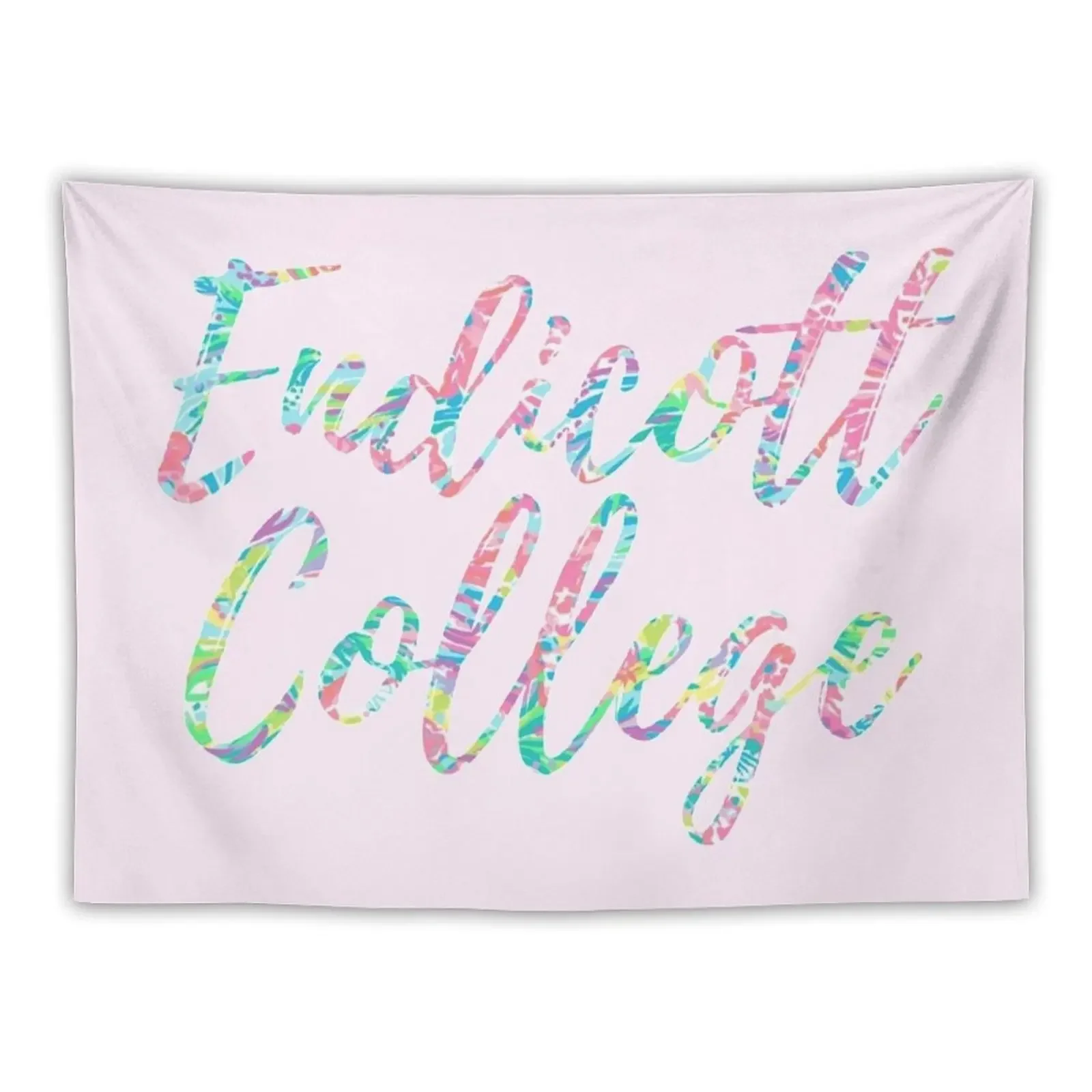 Endicott College - Lilly Print Tapestry Wall Decor Room Decor Korean Style Room Decoration Korean Style Wall Art Tapestry