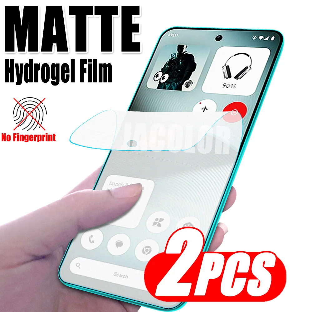 

2pcs Soft Matte Screen Protector For Nothing Phone (3) (3a) Pro (2) (2a) Gel Hydrogel Film For Nothing CMF Phone 2 Pro 3a 3 Pro