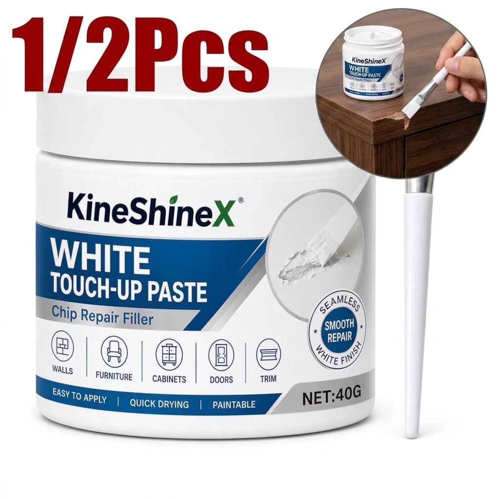 White Furniture Scratch Remover Floor Repair Paint for Wood Furniture Refinishing For Wooden Cabinet Table Chair Floor Office Fu