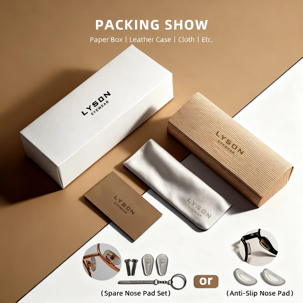 LYSON موضة جديدة مربع نظارات للقراءة المرأة إطار كبير قصر النظر نظارات مكافحة الضوء الأزرق وصفة طبية النظارات التقدمية #6