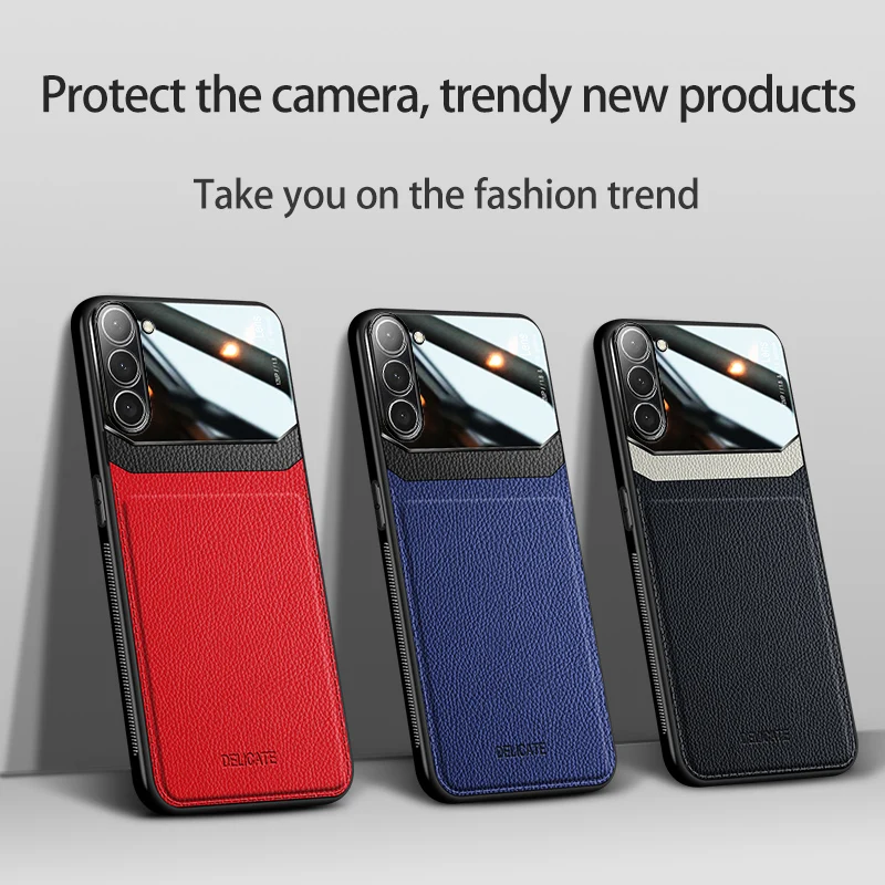 For Samsung Galaxy M14 M53 M52 M34 M33 M54 5G Phone Pouches Luxury Leather Shockproof Silicone Case Back Cover Cases Anti-Knock