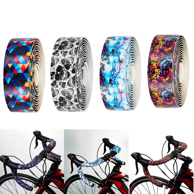 Bicycle Handlebar Tape Skulls Pu Road Bike Handlebar Tapes Fixie Gear Accessories Bicycle Handlebar Tape Aliexpress