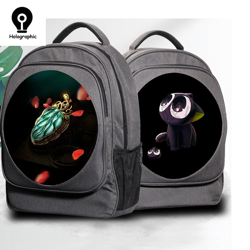 

3D Advertising Backpack With 3D Hologram Projector Fan Holographic Machine Backpack With LED Screen Display Screen Shoulderbag