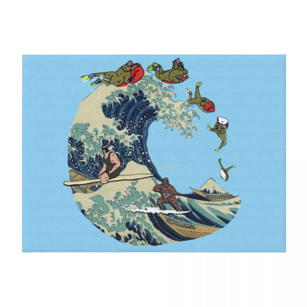 

Одеяло Great Wave of Browntown Постельное белье Свободная кровать плед для дивана Одеяла