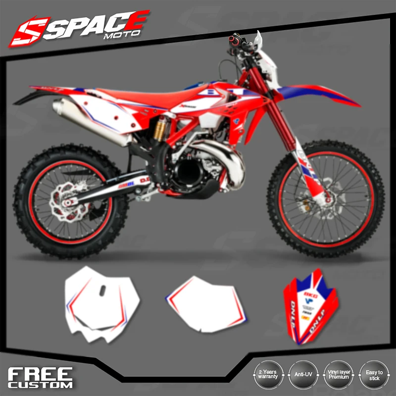 

SPACE индивидуальная мотоциклетная графическая фоновая наклейка для Beta 250 300 2013 2014 2015 2016 2017, наборы наклеек RR Enduro 06