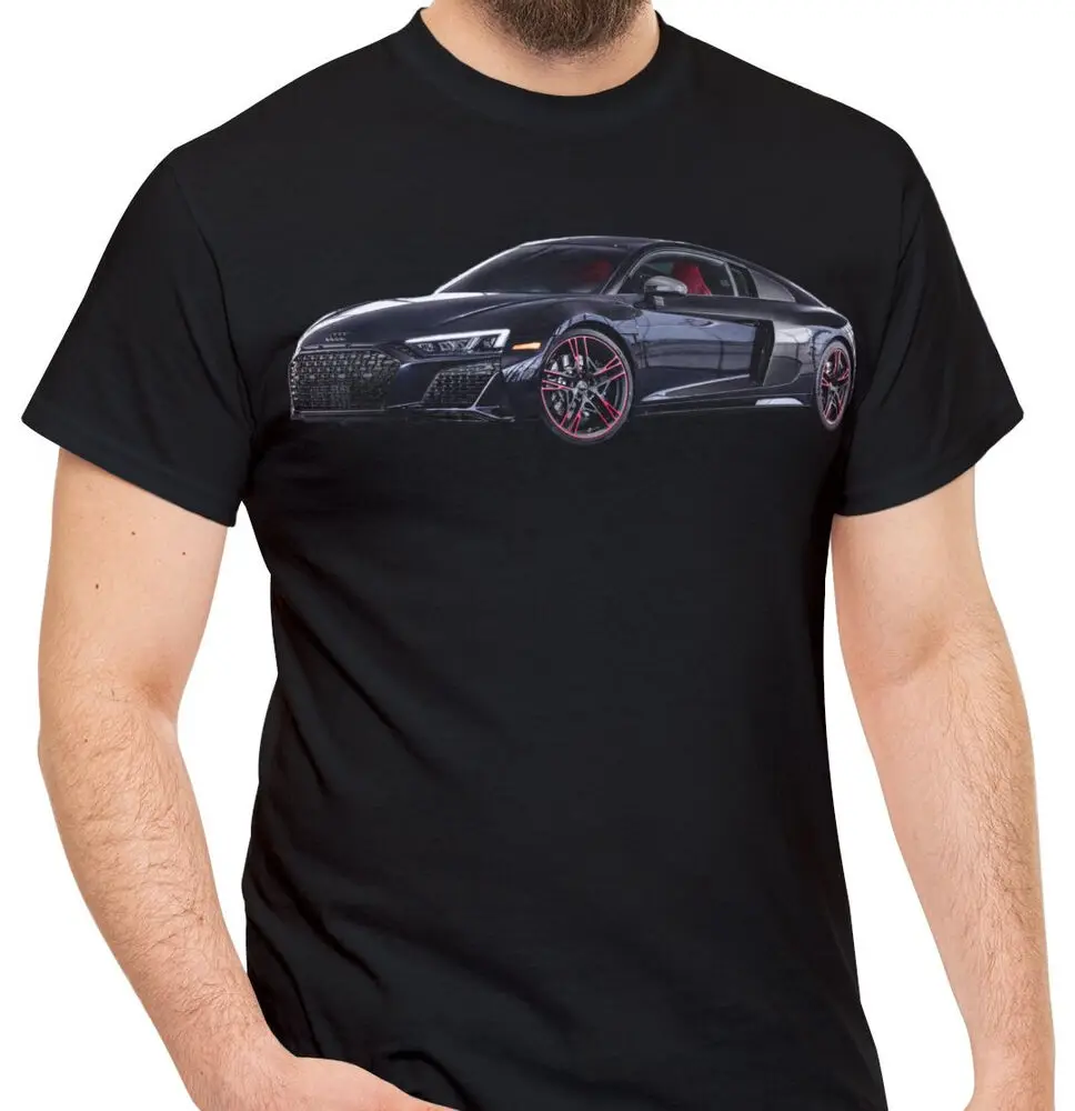 Audi R8 RWD Panther Sports Car T Shirt Tee Anime Graphic T-shirts For Men Clothing Women Short Sleeve Tees Y2K Tops