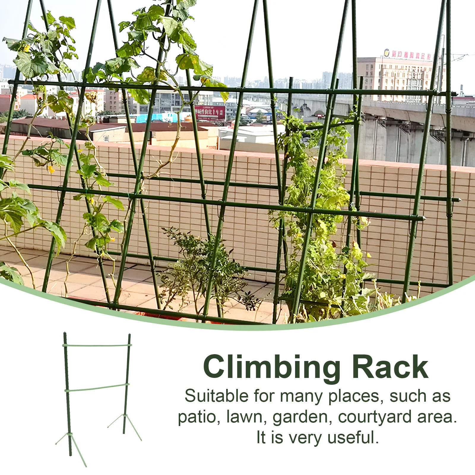 

1Set Plastic Plant Shelf Climbing Support Outdoor Potted Plants Rack Vine Holder Garden Shelf Indoor Plant Support Stand