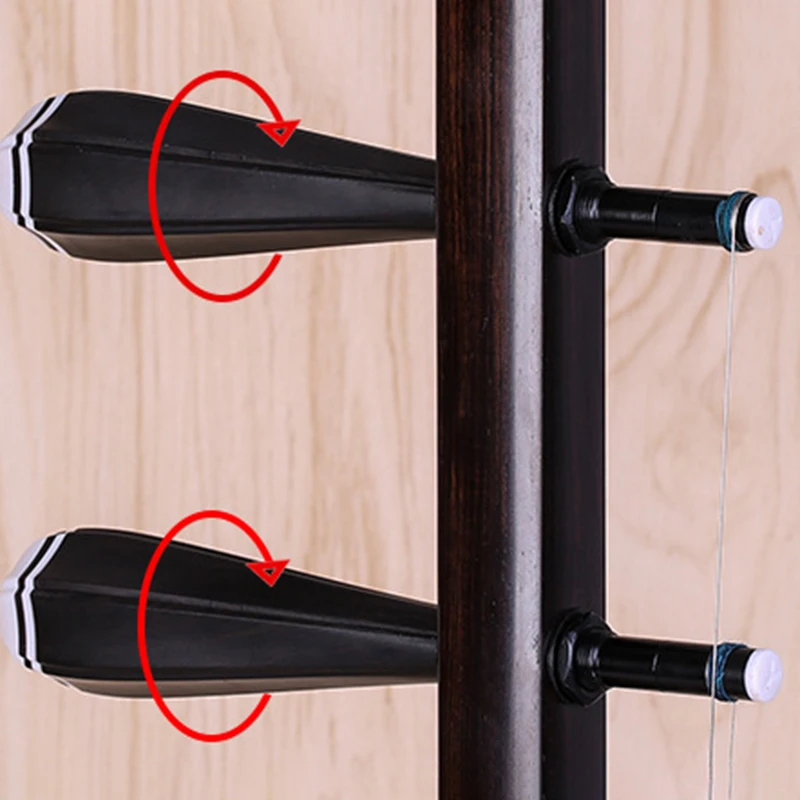 Resin Erhu Trimmer Shaft Portable Universal Erhu Parts Speed Ratio 10:1 Durable Erhus Tuning Pegs Erhus Replacement Accessories