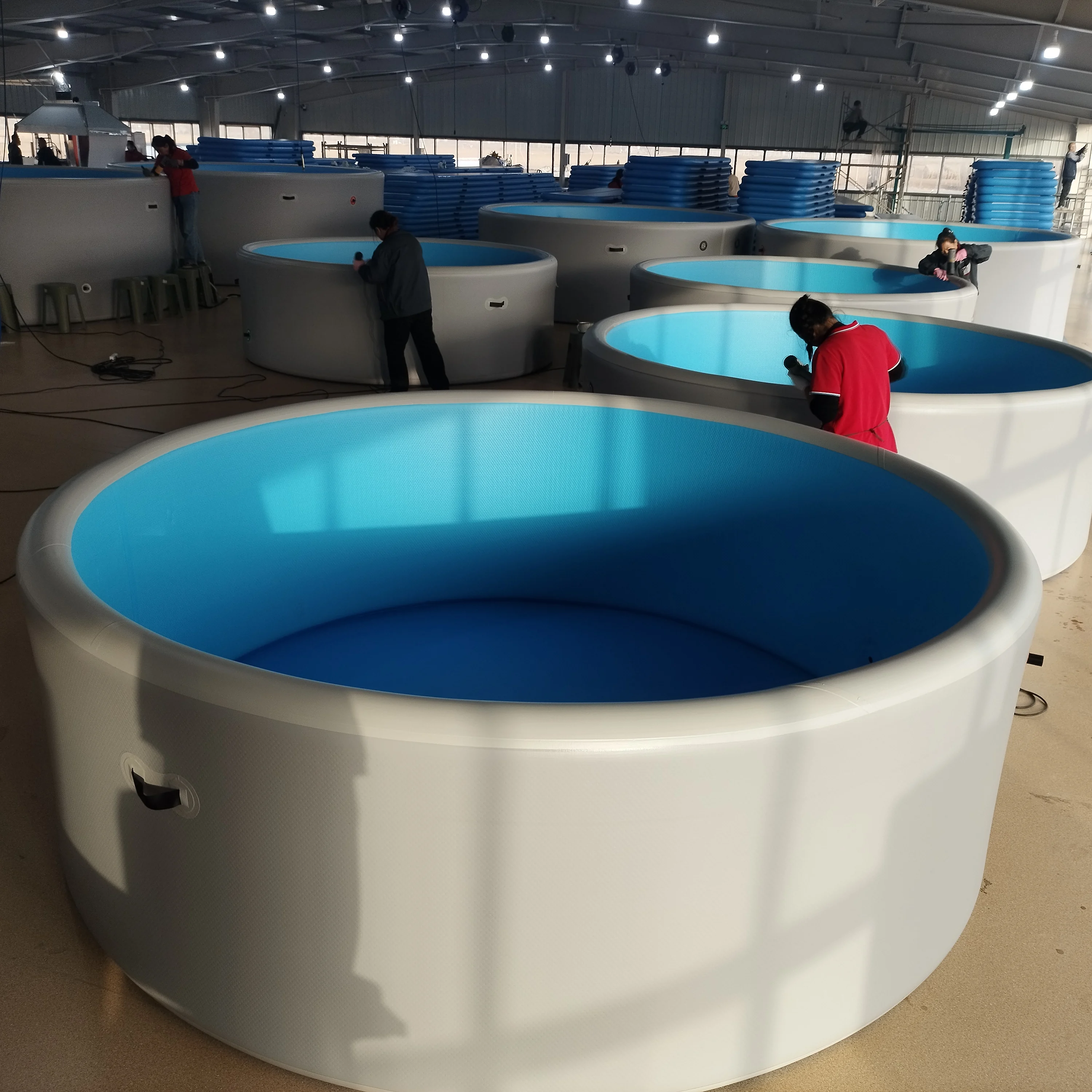 Summer Outdoor Above Ground Pool Portable Drop  Pvc Material Water Pool Inflatable Spa Swimming Pool for Family