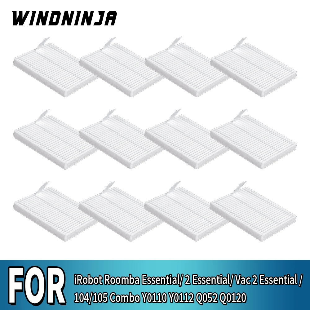 Hepa Filter For iRobot Roomba Essential/ 2 Essential/ Vac 2 Essential /104/105 Combo Y0110 Y0112 Q052 Q0120 Robot Vacuum Part