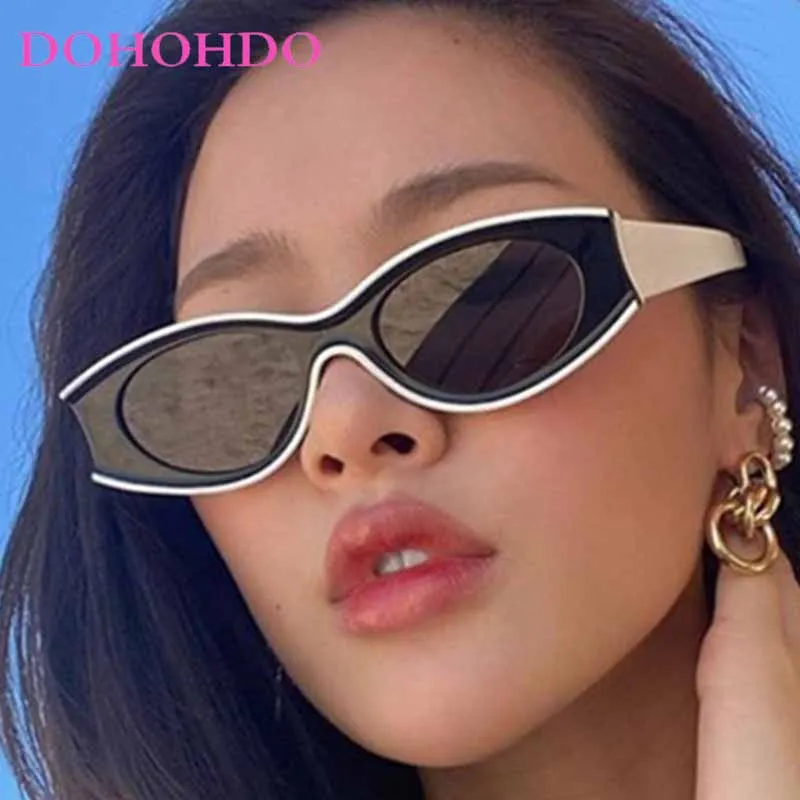 

Cyber Punk Fashion Oval Eyewear Brand Designer Sunglasses Men Traveling Outdoor Driving Shades Eyeglasses Female UV400 Lunette