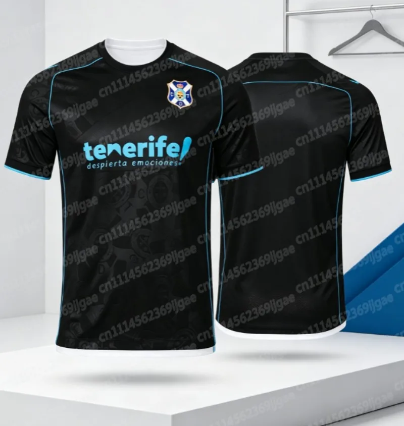 2026 Tenerife 3D Print Football Jersey Men Summer Sports Oversize T-shirt Breathable Quick Drying Streetwear FamilyMatching