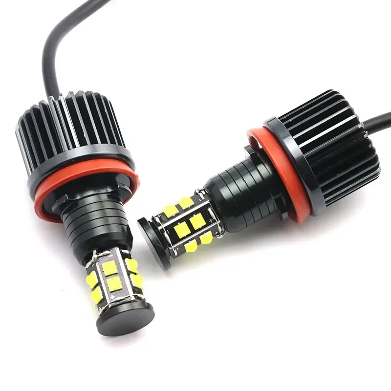 2PCS 240W 6000K LED Angel Eyes Marker Light Bulbs for BMW E81 E82 E87 E88 E90 E92 E93 E60 E70 X5 E71 X6 X6M E89 Z4 M3 2007-UP