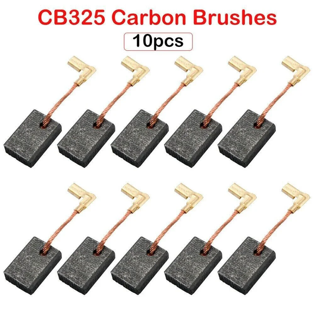 10Pcs Carbon Brushes For Ma-kita CB330/CB318/CB325/9553NB/9554NB/9555NB 16x 11x5 Mm Carbon And Metal Power Tool Accessories